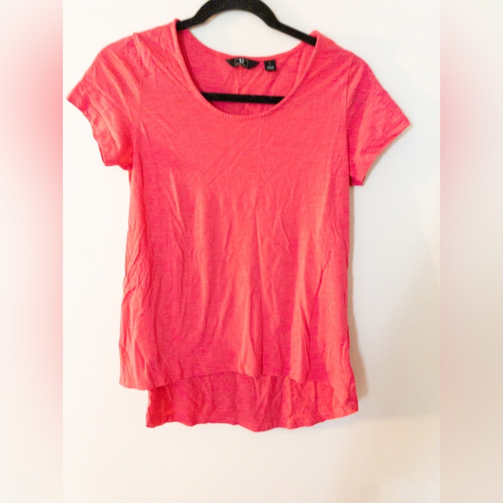 G By Giuliana Pink High Low T Shirt Size S